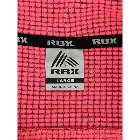 RBX Women's Active Wear Running Pink Reflective Long Sleeve Zip Jacket Large - Picture 4 of 10